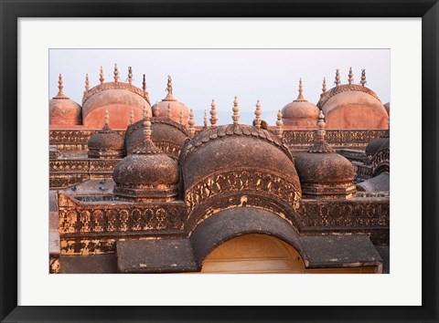 Framed Madhavendra Palace at sunset, Jaipur, Rajasthan, India Print