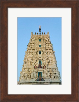 Framed Hindu Temple in Pushkar, Rajasthan, India Print