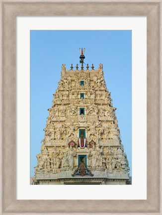 Framed Hindu Temple in Pushkar, Rajasthan, India Print