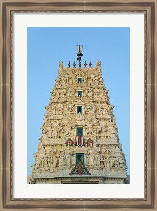 Framed Hindu Temple in Pushkar, Rajasthan, India Print