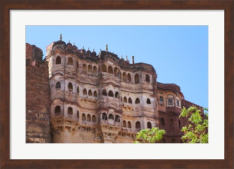 Framed Meherangarh, Majestic Fort, Jodhpur, Rajasthan, India Print