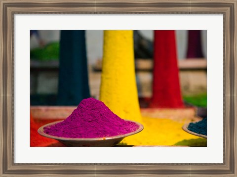 Framed Incense for Sale at Pushkar Camel Fair, India Print