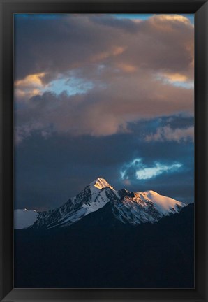 Framed Landscape of Stok Mountain Range, Ladakh, India Print