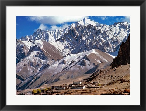 Framed India, Ladakh, Bodh Kharbu, Srinagar-Leh road Print