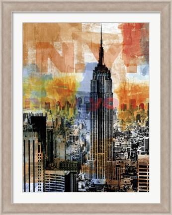 Framed New York Edge Print