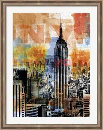 Framed New York Edge Print