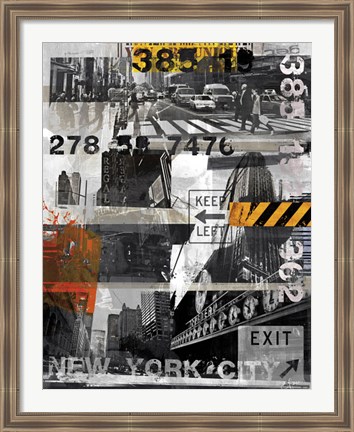 Framed New York Style XI Print