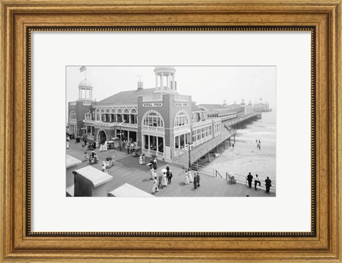 Framed Atlantic City Steel Pier, 1910s Print