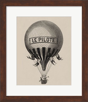 Framed Le Pilote Print