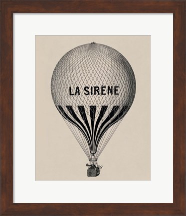 Framed La Sirene Print