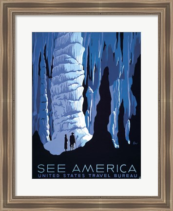 Framed See America Print