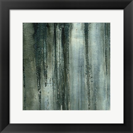 Framed Gunmetal III Print