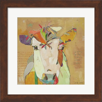 Framed Mom Cow Print