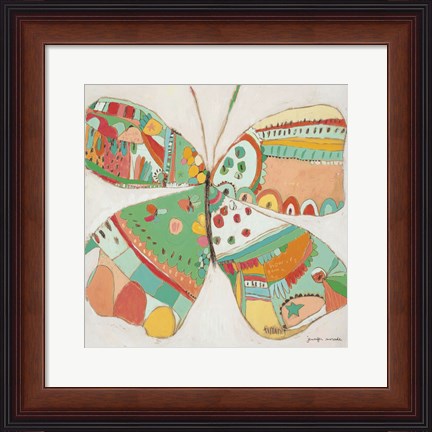 Framed Sweet Cream Fly Print