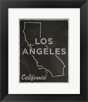 Framed Los Angeles, California Print