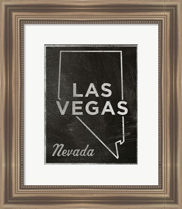 Framed Las Vegas, Nevada Print