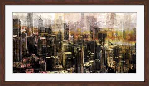 Framed Chicago Sky 10 Print