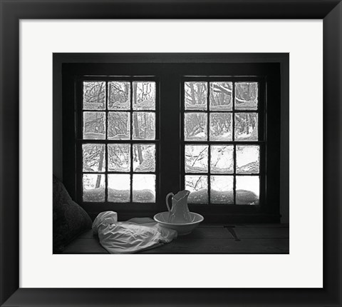 Framed Window Seat Blizzard Print