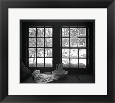 Framed Window Seat Blizzard Print