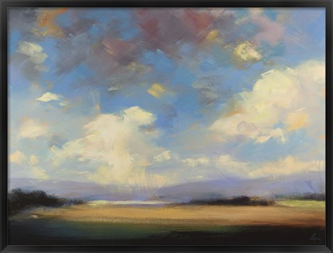 Framed Sky and Land II Print