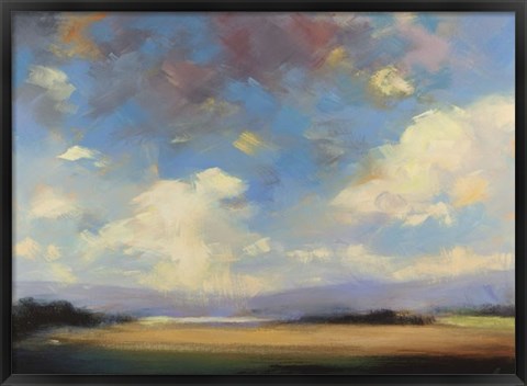 Framed Sky and Land II Print