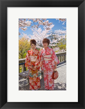 Framed Japan, Honshu island, Kyoto, Kiyomizudera Temple Print