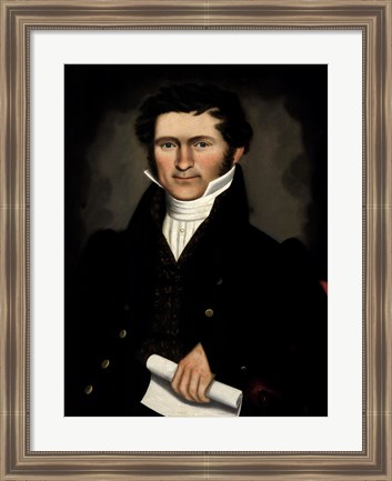 Framed Gentleman of Squire Williams House, ca. 1829 Print