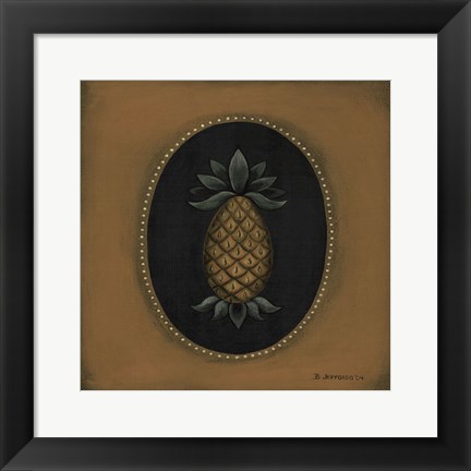 Framed Pineapple 04 Print