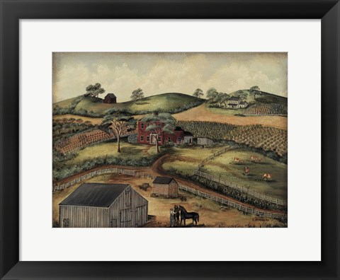 Framed Grampa&#39;s House Print