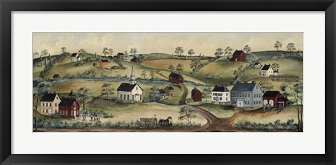 Framed Town &amp; Country Print