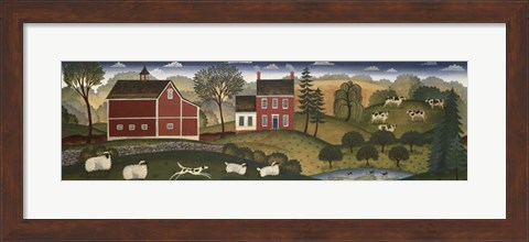 Framed Farm Pederson Print