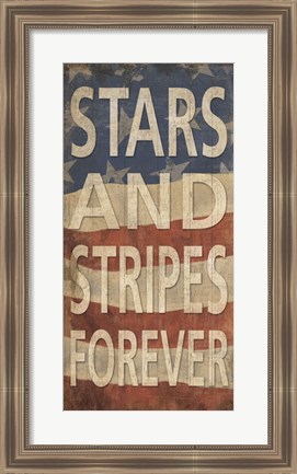 Framed Stars and Stripes Forever Print