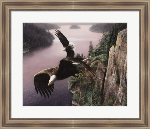 Framed Wings Over the St. Croix Print