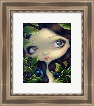 Framed Poisonous Beauties I Belladonna Print