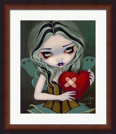 Framed Mending a Broken Heart Print