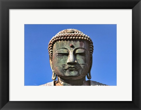 Framed Japan, Kanagawa, Great Buddha, the bronze Daibutsu Print