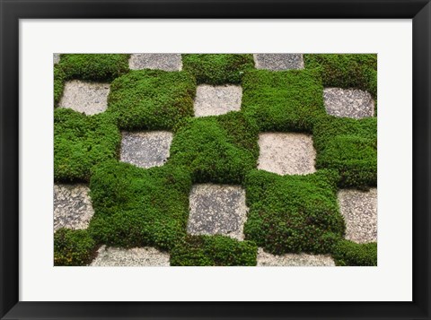 Framed Garden, Tofukuji Temple, Kyoto, Japan Print