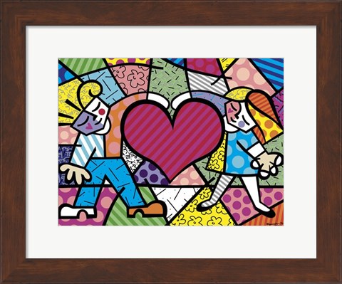 Framed Heart Kids Print