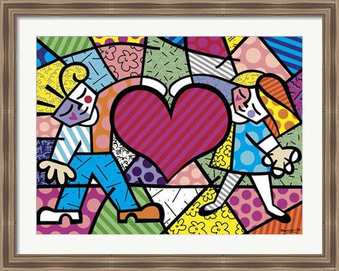 Framed Heart Kids Print