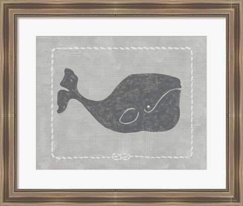 Framed Whale of a Tale I Print