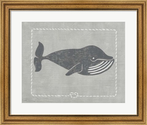 Framed Whale of a Tale III Print