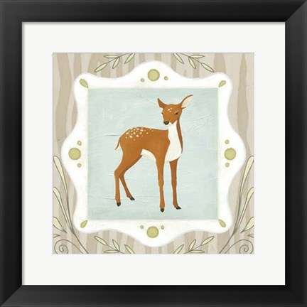 Framed Forest Cameo VII Print