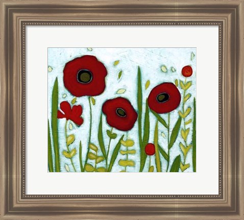 Framed Precious Poppies I Print