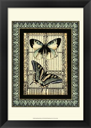 Framed Small Butterfly Fancy I Print