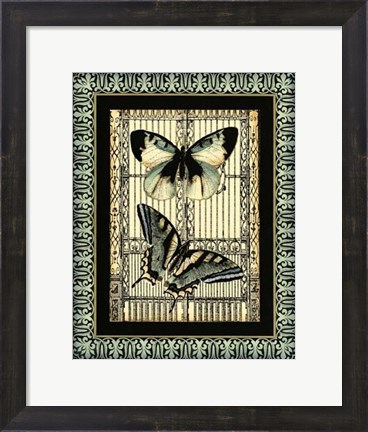 Framed Small Butterfly Fancy I Print