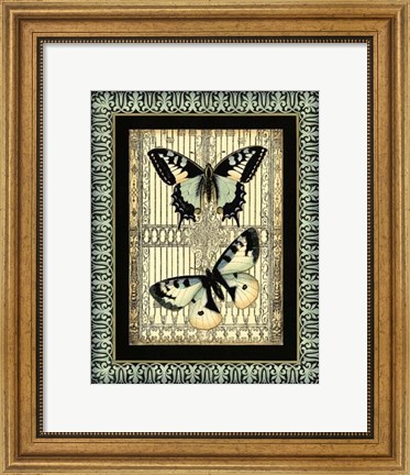 Framed Small Butterfly Fancy II Print