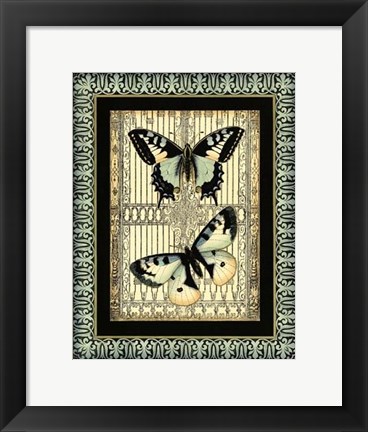 Framed Small Butterfly Fancy II Print