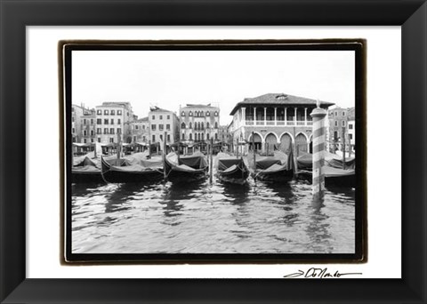 Framed Glimpses, Grand Canal, Venice II Print