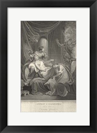 Framed Antony &amp; Cleopatra Print