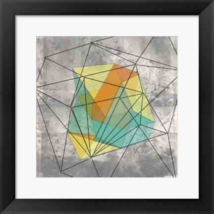 Framed Geomolecule I Print